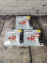 3 Packs New FujiFilm DVD +R Recordable Discs W/ Slimline Jewel Case—30 Total  - $35.99