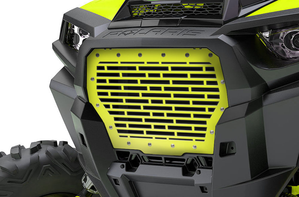 Custom Steel Grille for 2017+ Polaris RZR Turbo 1000 XP Grill Lime Squeeze BRKS Other