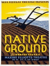 9894.Native ground.WPA federal theater presents.POSTER.home decor graphi... - $13.86+