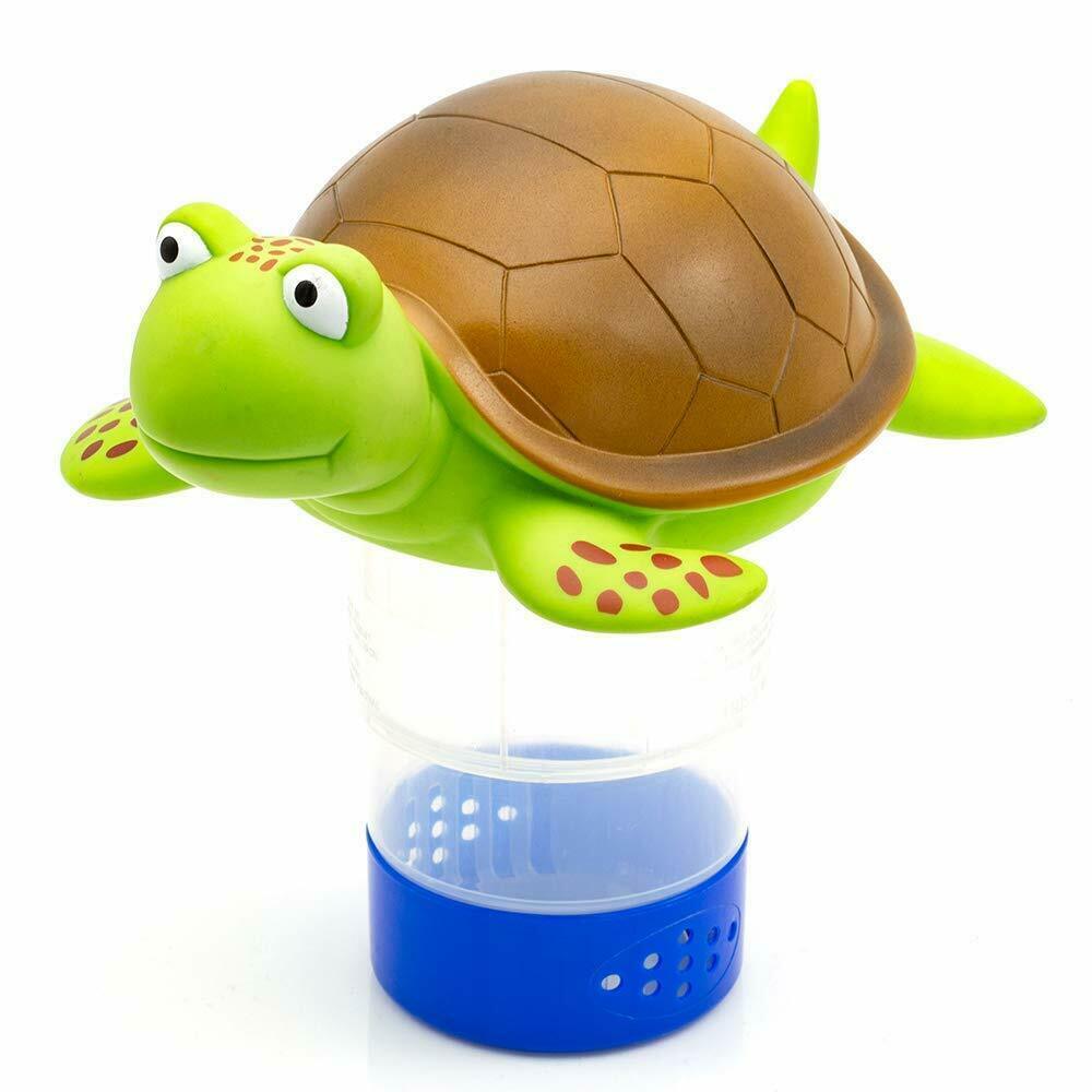 WWD Chlorine Floater, Turtle Floating Pool Chlorine Dispenser Fits ...