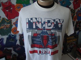 Vintage 1991 Indianapolis Indy 500 Single Stitch Made in Usa Racing T Sh... - $33.85