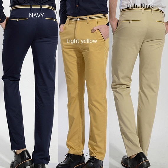 High Quality Spring summer 2021 Korean men's casual pants cotton young men trous
