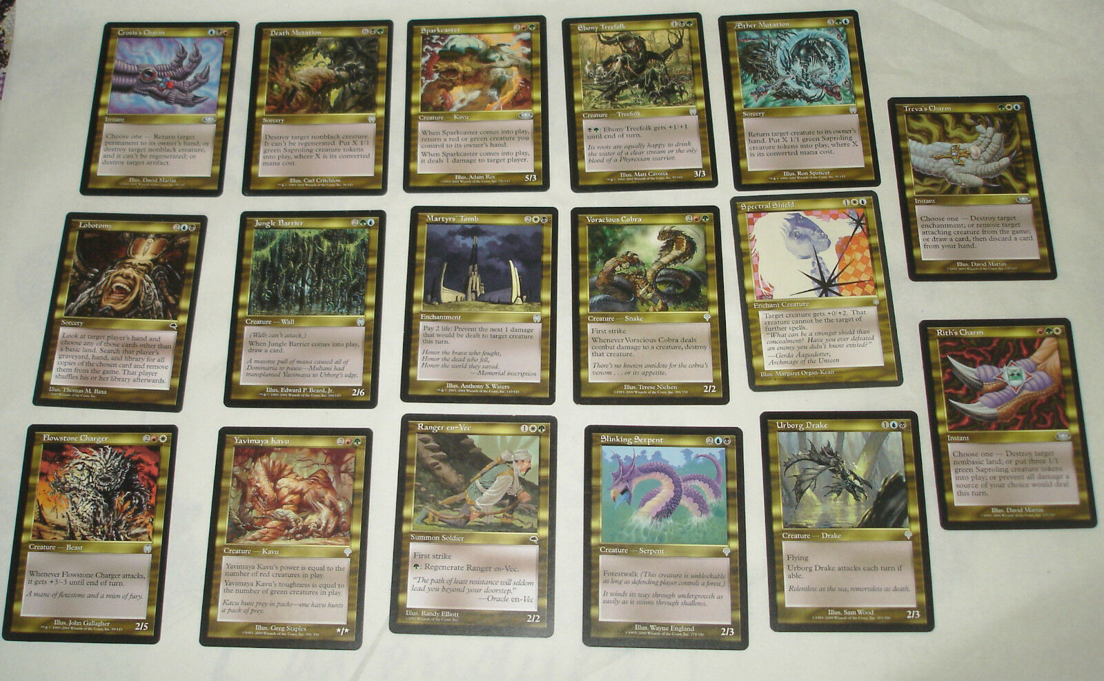 MTG Magic 25 Card Lot Collection Deck 25X Beast Cards Includes Rares! 
