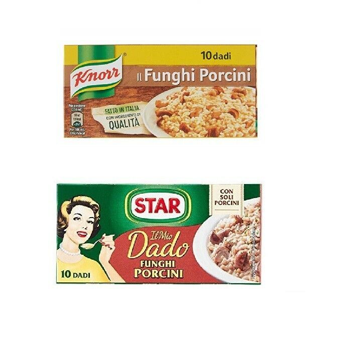 Star Dado Funghi Porcini + Knorr Funghi Porcini Mushrooms Soup Cube
