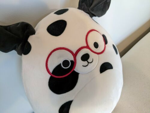 squishmallow dalmatian with glasses