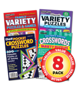 Penny Dell Favorite Crossword & Variety Puzzle 8-Pack - $17.95