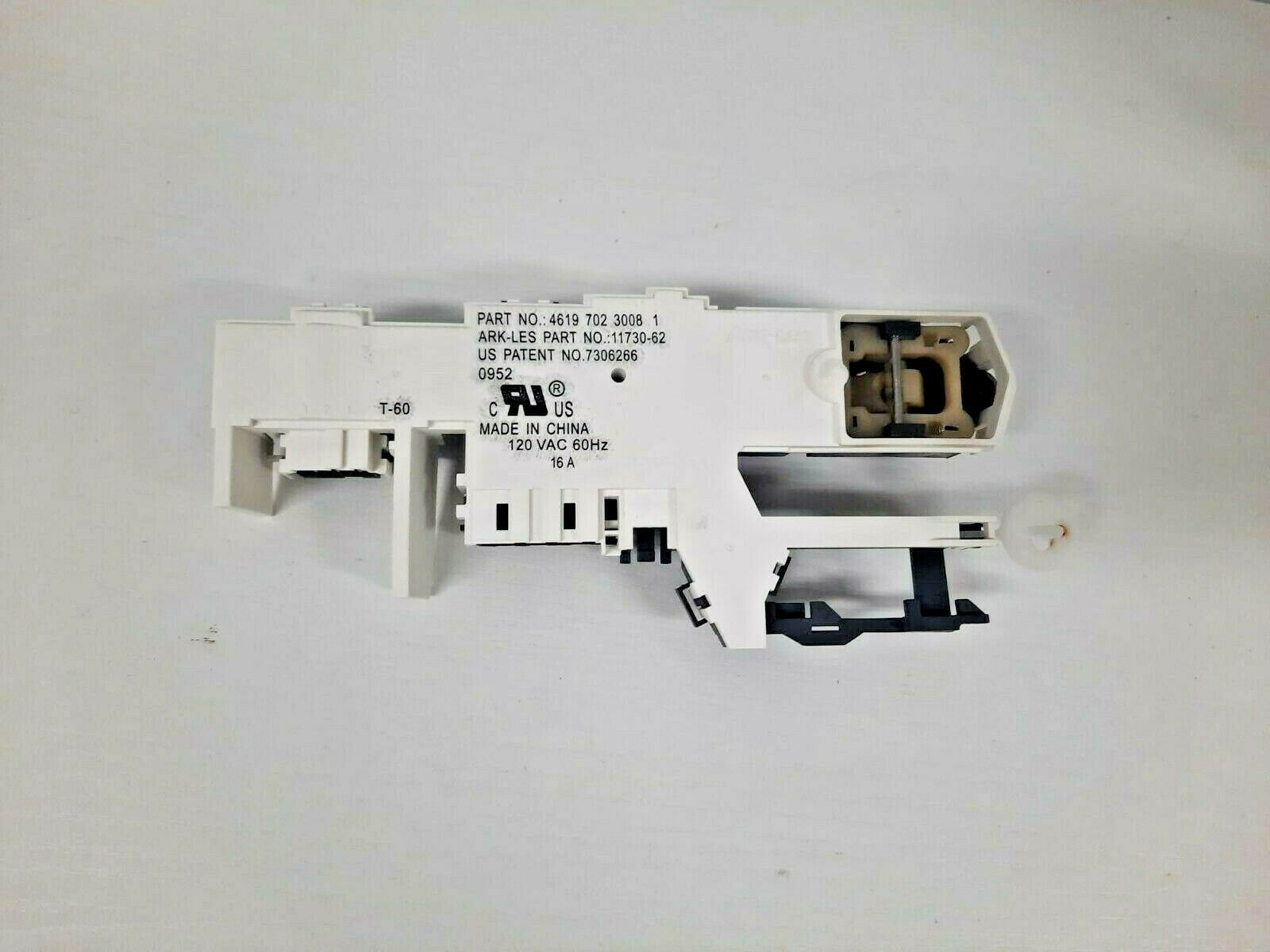 Genuine OEM Whirlpool Front-Load Washer Door Lid Lock Switch Assembly ...