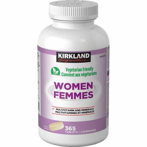 Kirkland Signature WOMEN Multivitamin,365 Tablets FRESH FROM CANADA