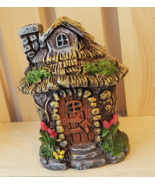 Fairy Garden Forest Figurine, Fairy House, resin miniature, 4" - $9.99