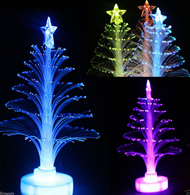 Color Changing Christmas Xmas Tree LED Light Lamp Home Party Decoration Mini - Ornaments