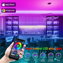Led Lights for Bedroom 100Ft (2 Rolls of 50Ft) Music Sync Color Changing LED Str image 3