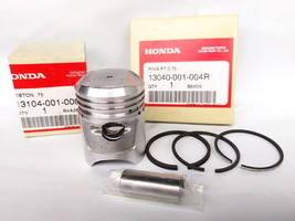  Honda 50cc C100 CA100 C102 CA102 Piston + Ring + Pin oversize 0.75 New - $33.59