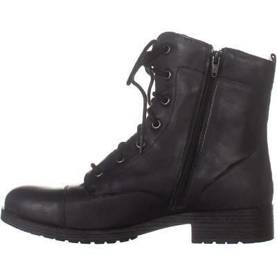 B.O.C. Born Orman Lace Up Combat Boots, Black Leather, 10 US / 42 EU ...
