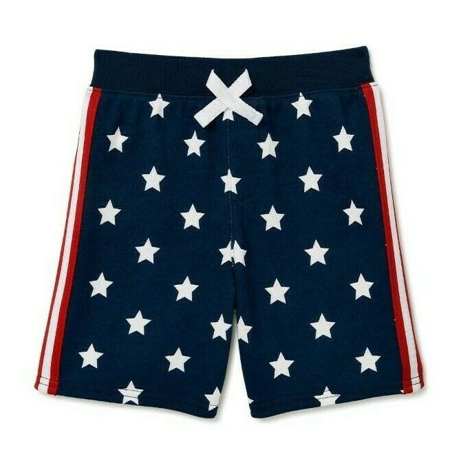 Way to Celebrate USA July 4th Boys Patriotic Stars Stripes Shorts Size 5T