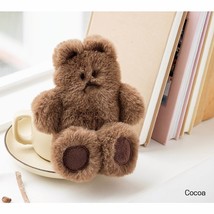 Donatdonat Korean Bear Character Fur Pouch Case Bag Key Ring accessories image 3