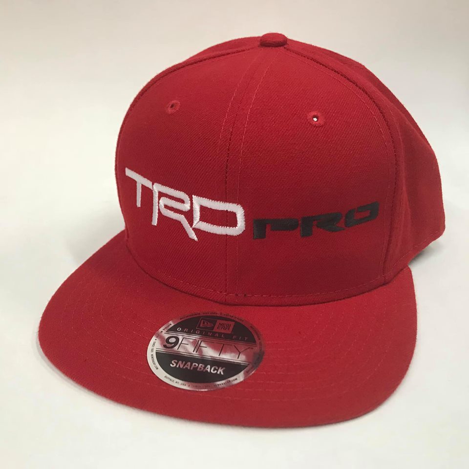 NEW ERA 9FIFTY TRD PRO HAT CAP SNAPBACK RED EMBROIDERED HAT Hats