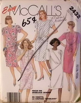 McCalls 2432 VTG Women Dress Causal Luncheon Size 16 1/2 Easy Original U... - $22.00