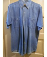Faded GLory Short Sleeve Denim Western Shirt - Size M - $15.00