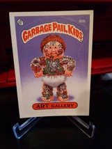 1985 Topps Garbage Pail Kids Card 80b ART GALLERY Series 2 Original Vintage Card - $2.95