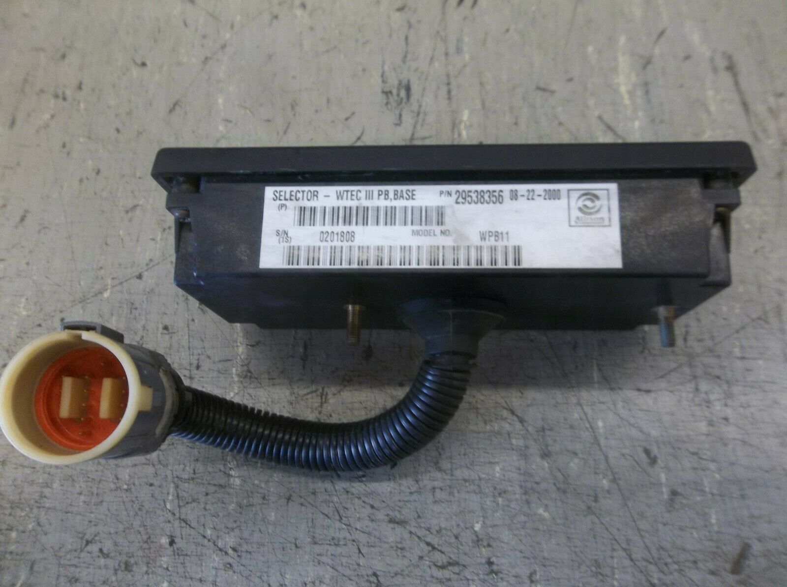 Allison Transmission WTECIII Push Button Shift Pad 29538356