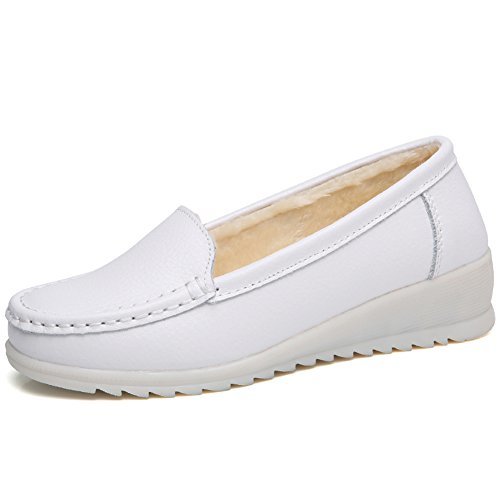 ZYEN-ZFXY6616baisejiarong35 Women's All White Nursing Shoes Comfortable ...