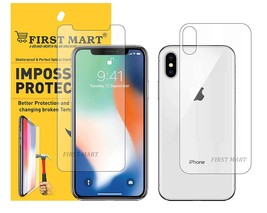 iPhone Xs/X Front and Back Screen guard tempered Full Coverage Except Edges  - $15.00