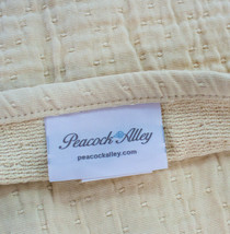 Peacock Alley Standard Sham Bradley Gold 100% Egyptian Cotton Portugal (1 New) - $26.94
