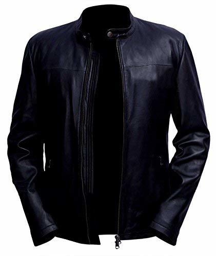 Black Matt Bomber Motorcycle Retro Biker Stylish Moto Vintage Leather Jacket