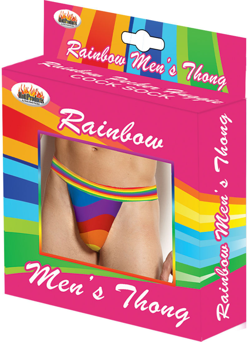 Image of Rainbow Mens Thong