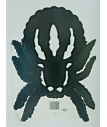 1989 Beistle Black Spider  Paper Die Cut Halloween Decoration New - $14.99