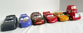 Disney Pixar Cars 1:55 Lot of 6 Aiken Axler Mack Bobby Swift Jackson Sto... - $26.38