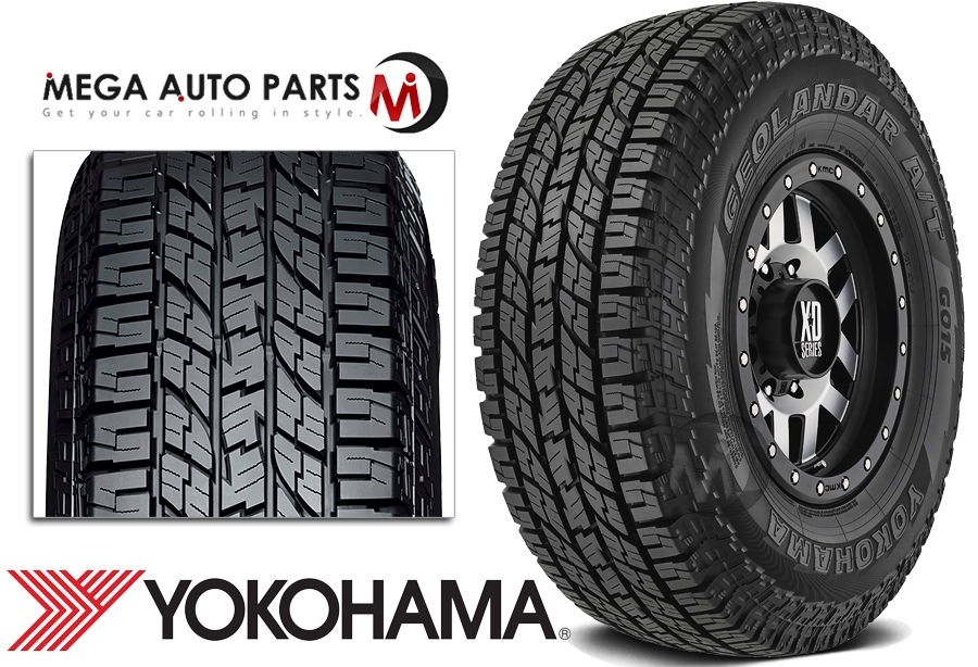 1 New Yokohama Geolandar A/T G015 235/75R15 108T XL OWL All Terrain ...