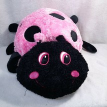 RARE Dan Dee Collectors Choice Pink Plush LADYBUG Cuddle Pillow LARGE 20... - $21.77