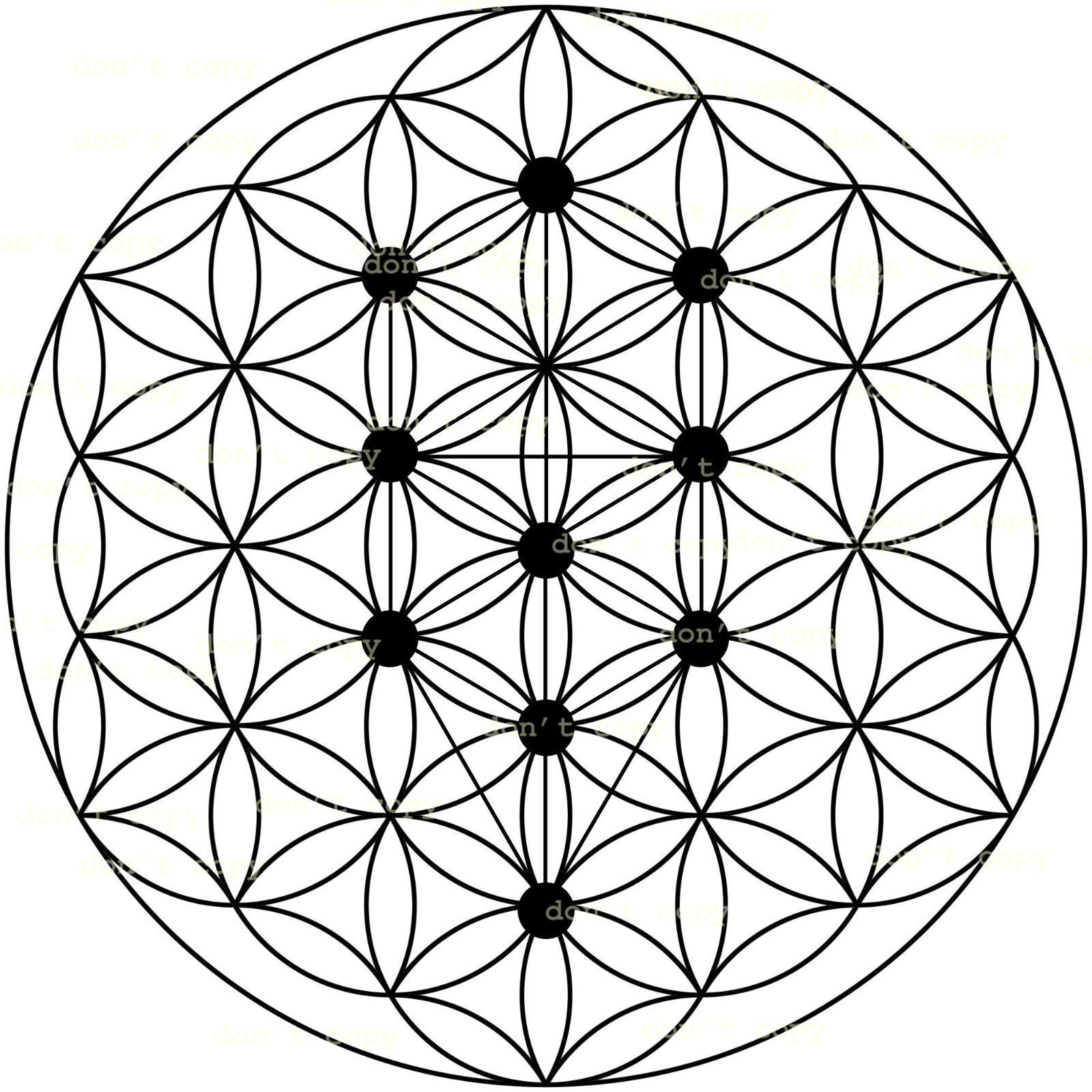 sacred geometry symbols tree of life