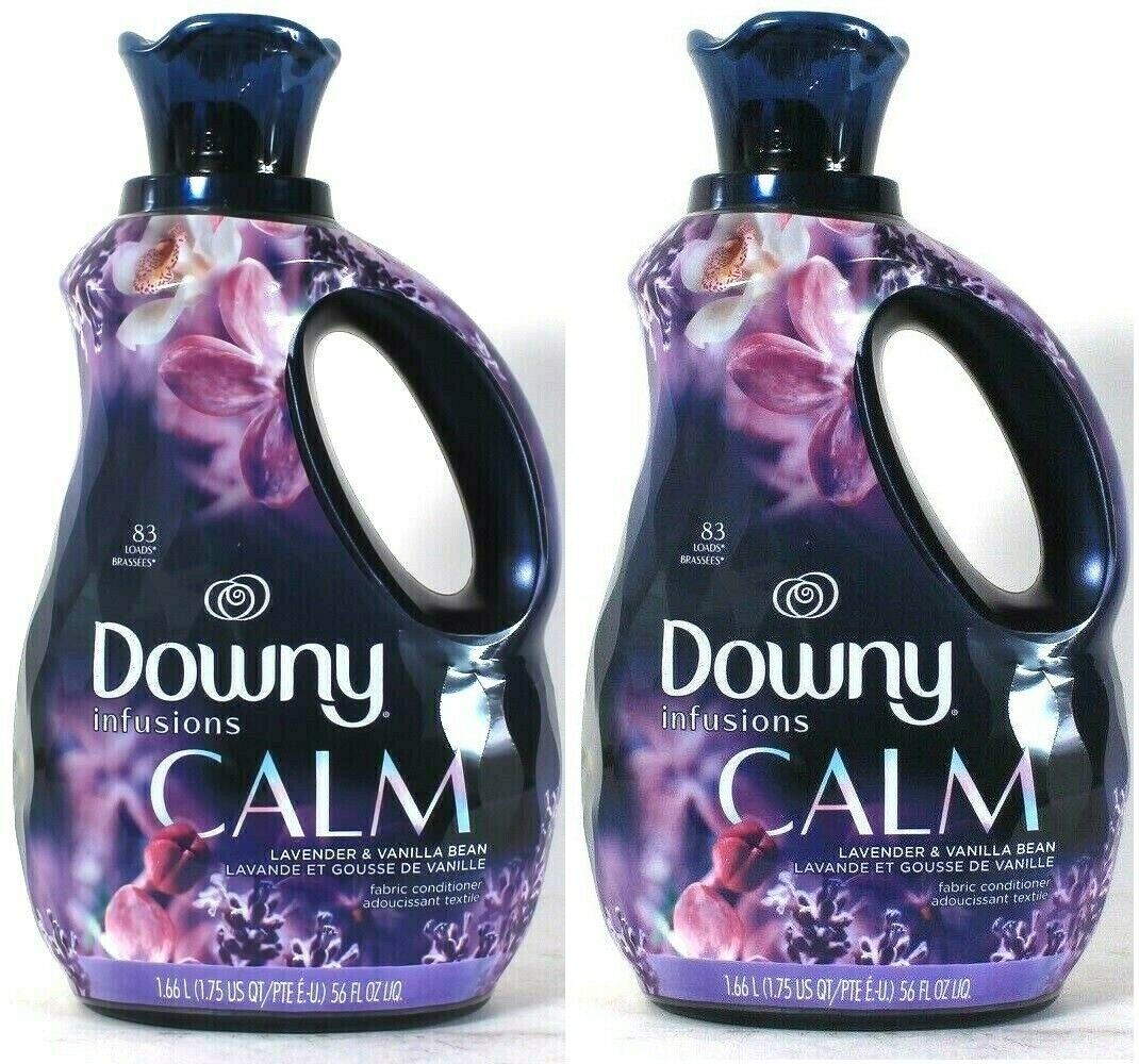 Primary image for (2) Downy Infusions Calm Lavender & Vanilla Bean 83 Loads Fabric Softener 56 Oz