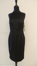 New Beautiful Adrianna Papell Black Sequined Dress Sz 4M - $24.69