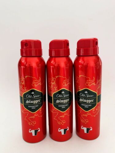 Old spice slugger deodorant spray 5.07 Oz Lot Of 3 Htf Scent - $48.37