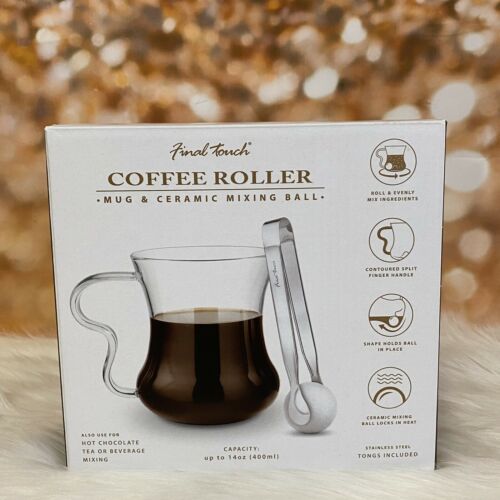 Primary image for Final Touch Coffee Roller Mug And Ceramic Mixing Ball (CAT8061) Free Shipping