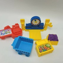 Fisher Price Little People Corner Market 2012 Replacement Lot 5 Scale Cart Fruit - $12.00