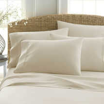 6 Piece Deep Pocket 2100 Count Soft Egyptian Bamboo Comfort Feel Bed Sheet Set   image 8