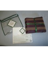 NIP Waterford VER4MEIL PLUM Polyester Cotton SCARF VALANCE - 208&quot; x 50&quot; - $49.00