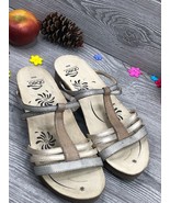 Abeo Women&#39;s Caryse Slides Sandals Metallic Size US 8 Neutral Footbed ( ... - $46.38