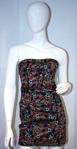 H&amp;M Sleeveless FLORAL Tube Style DRESS Multi-Color BACK ZIP ( 6 ) Free S... - $39.97