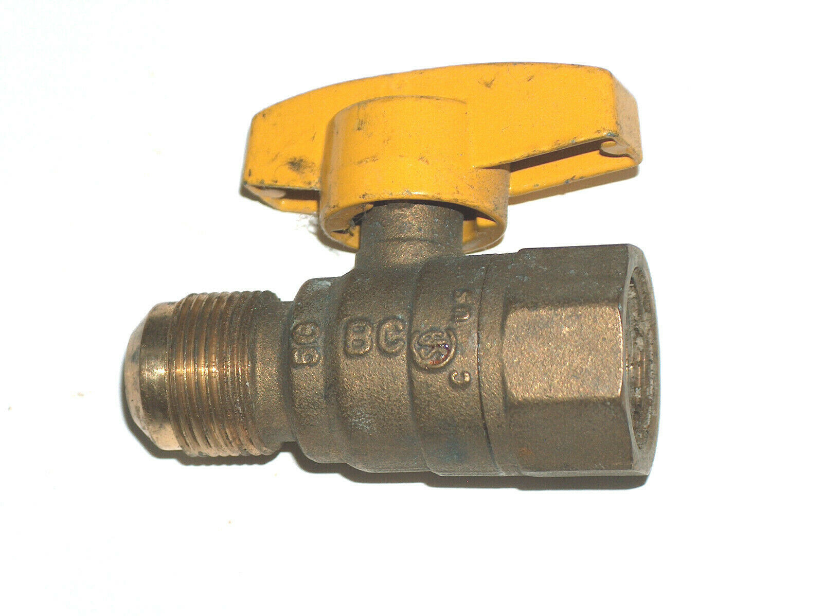 BrassCraft 07 18 3/4" FIP Straight Gas Ball Valve, 1/2 PSI Italy n USA