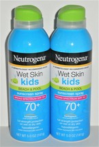 2 Neutrogena Wet Skin Kids Beach & Pool Sunscreen Spray Broad Spectrum SPF 70 - $29.99