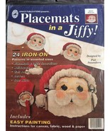 Placemats In A Jiffy Santa Face  24 Iron -on Patterns Sealed Grace Publi... - $14.50