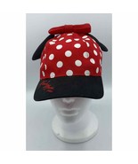 DISNEY Parks Minnie Mouse Baseball Cap Hat with Ears Bow Snapback Youth - $19.80