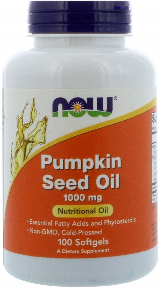 NOW Supplements, Pumpkin Seed Oil 1000 mg with Essential Fatty Acids