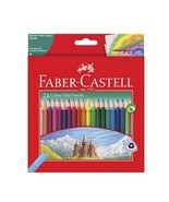 Faber-Castell Dot Grip Triangle Coloured Pencil (24pk) - $37.17