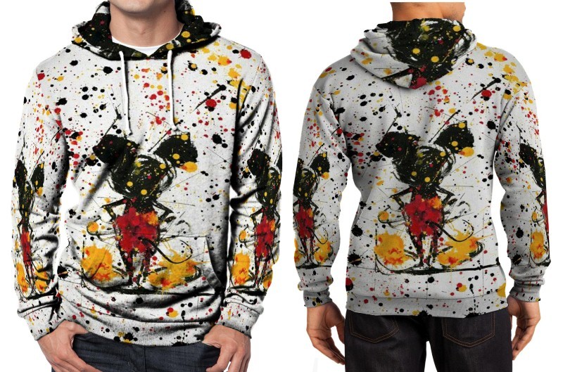 mens mickey hoodie